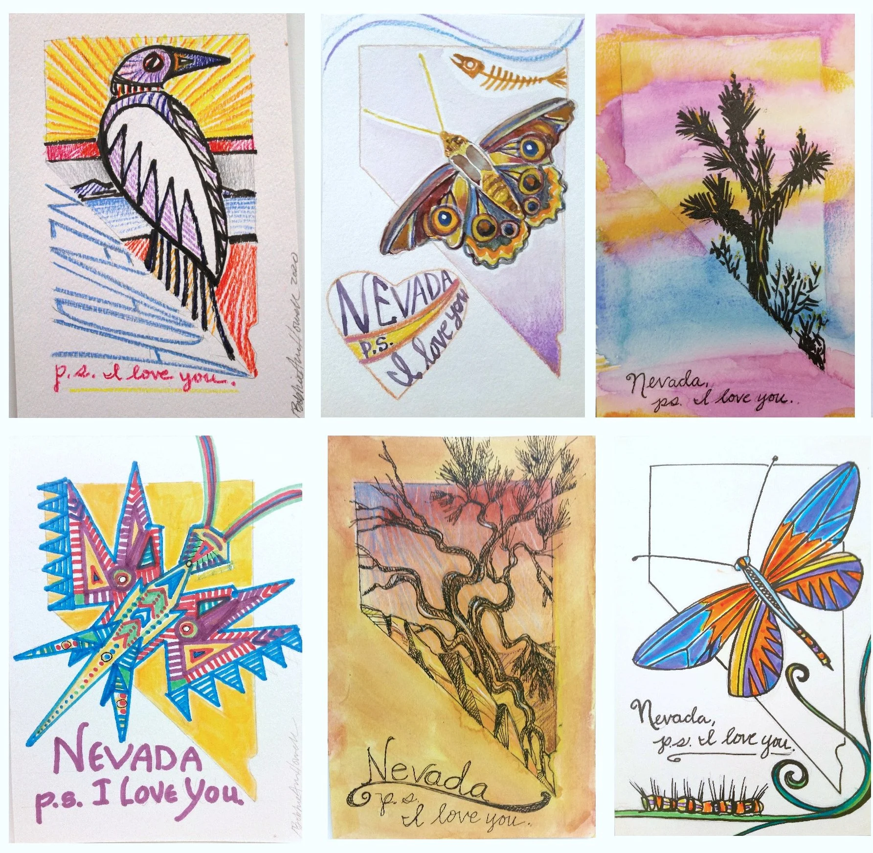 Hands-On Postcard Activity with Artists Alina Lindquist and Bobbie Ann Howell