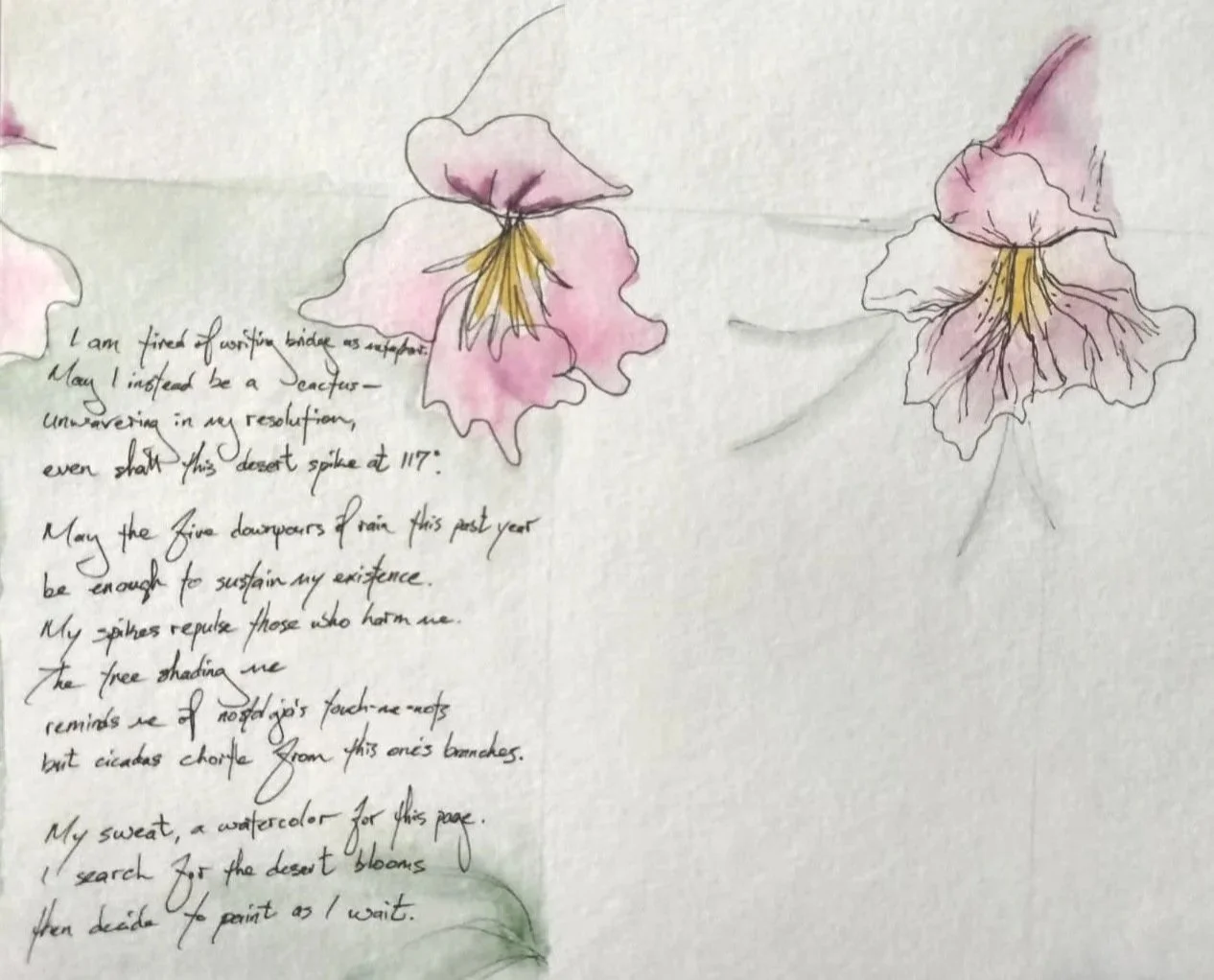Autumn Mirage: Place-based Writing and Painting Workshop