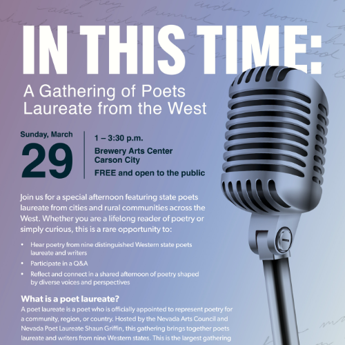 [Partnership Event] In This Time: A Gathering of Poets Laureate from the West