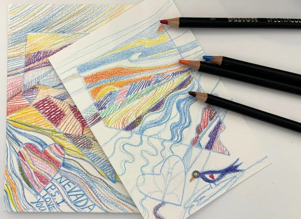 Nevada, P.S. I Love You Postcard Project at Wetlands Park Art Day