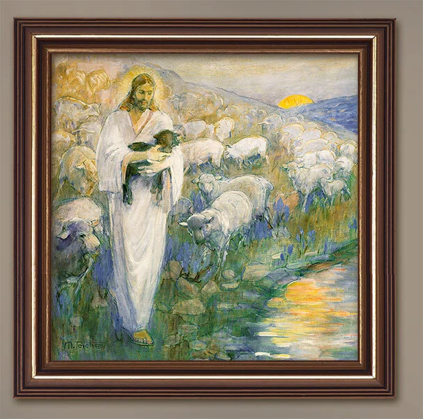 Minerva Teichert Art Rescue Of The Lost Lamb Art Sale