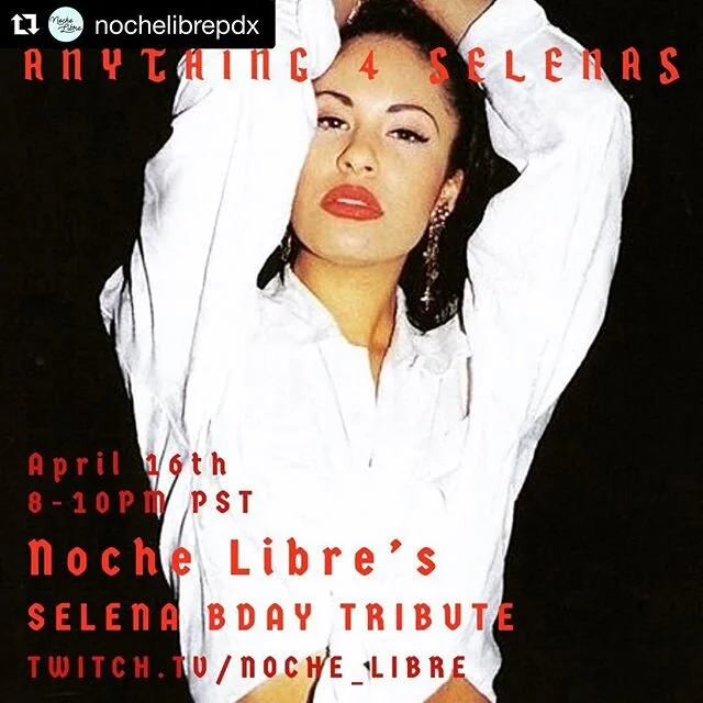 Dance at home y&rsquo;all. It&rsquo;s part of our collective healing process. Today is the birthday of #selenaquintanilla she would&rsquo;ve been 49 years old. For many of us, #Selena was everything, and still is. She gave brown people hope. ✨ Tonigh