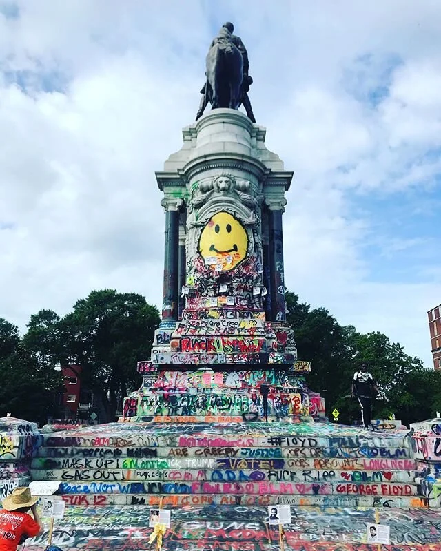 Chills. #thisisamerica #monumentavenue #blacklivesmatter #nojusticenopeace✊🏾 #indefenseofblacklife