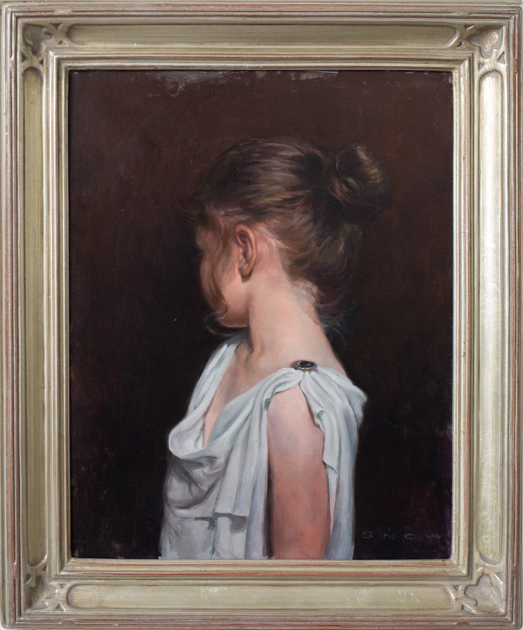 Sarah, 10x12, oil on canvas 