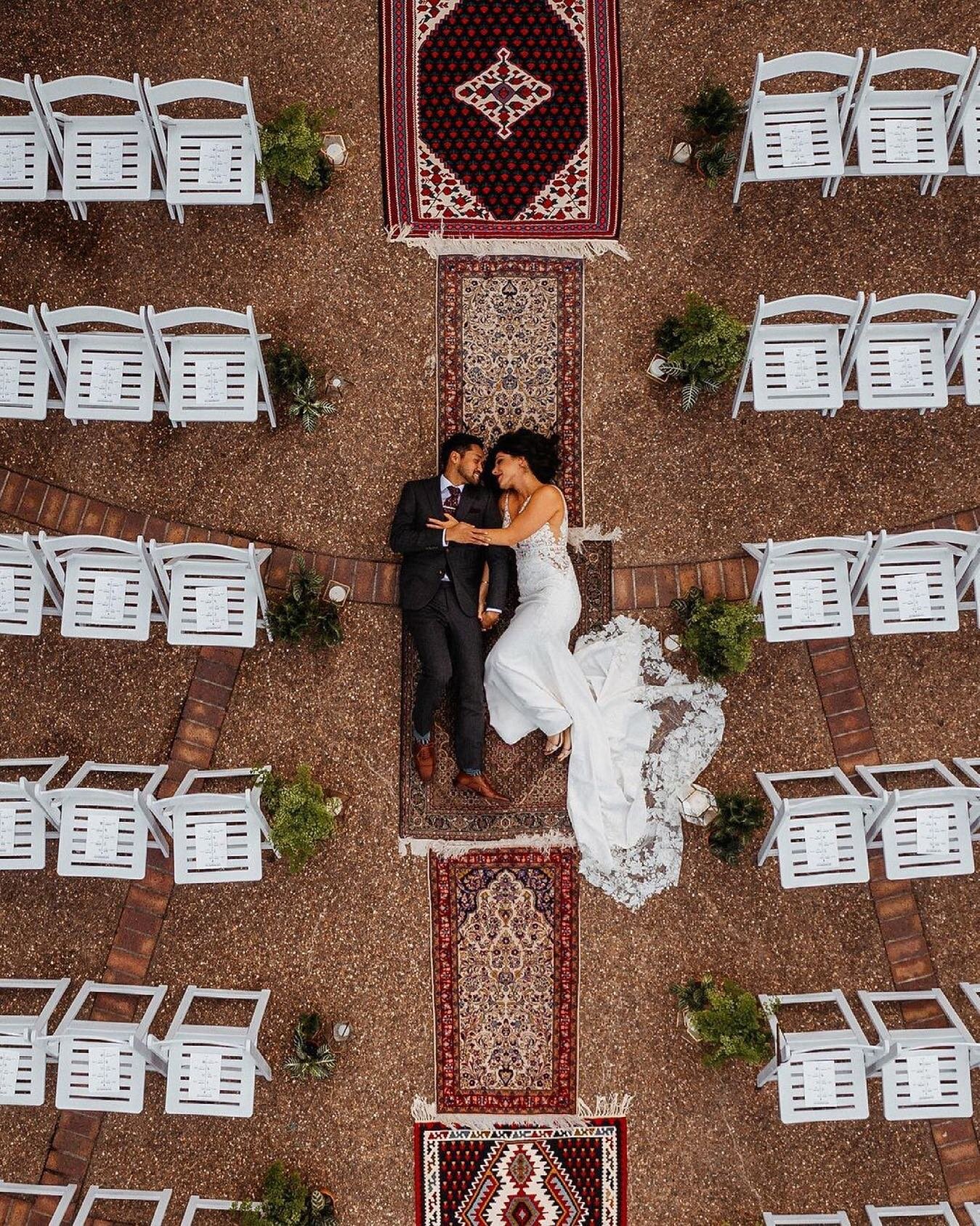 I know its only Wednesday but its time to slow down and enjoy the moment!  A drone shot is ALWAYS a great idea! 
&bull;
Edited using @wkpresets⚡️
&mdash;
Vendors: 
Photography: @willkhouryphotography
Wedding Planner: @aroosibylili
Videography: @envyy
