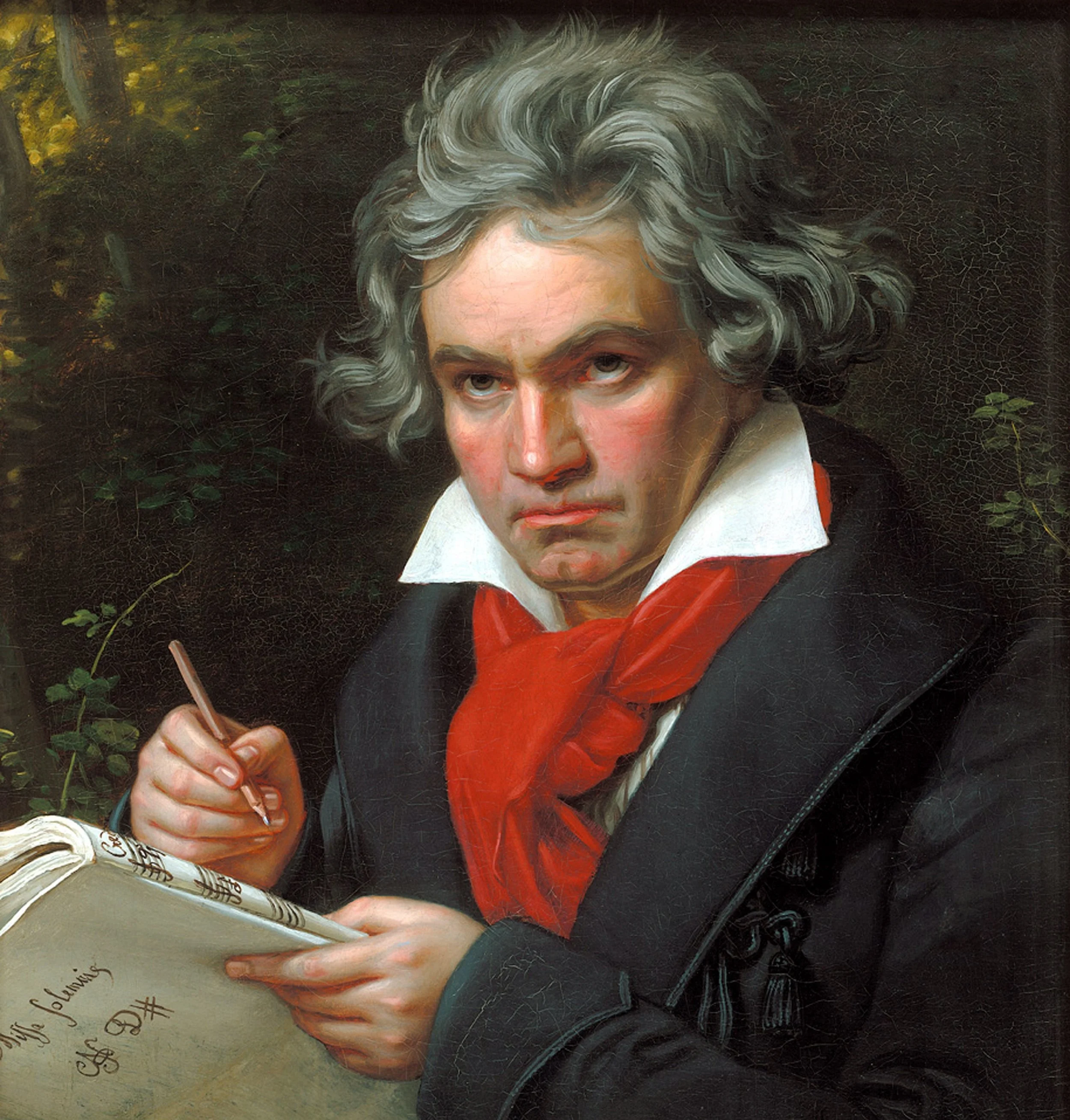 Painting of Ludwig van Beethoven