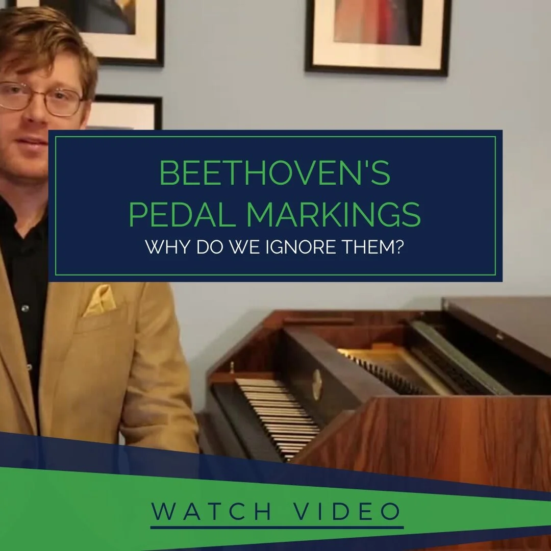 Beethoven's Pedal Markings: Why Do We Ignore Them?