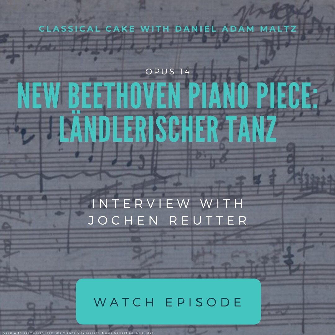 New Beethoven Piano Piece — Ländlerischer Tanz | Classical Cake, Op. 14