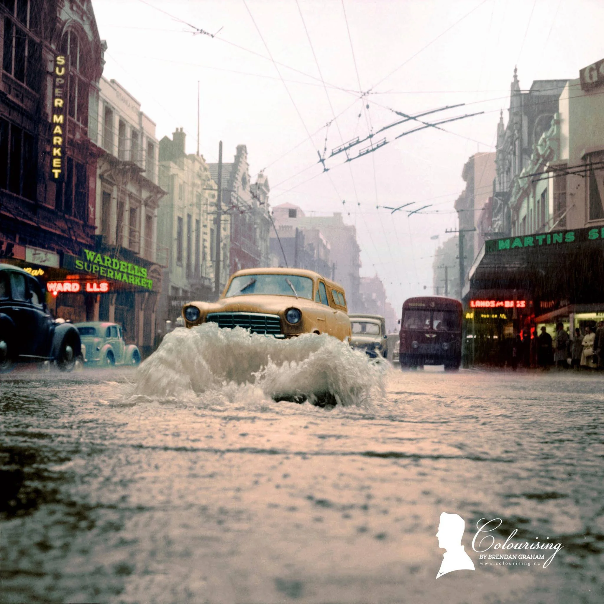 Willis Street - Colourising by Brendan Graham