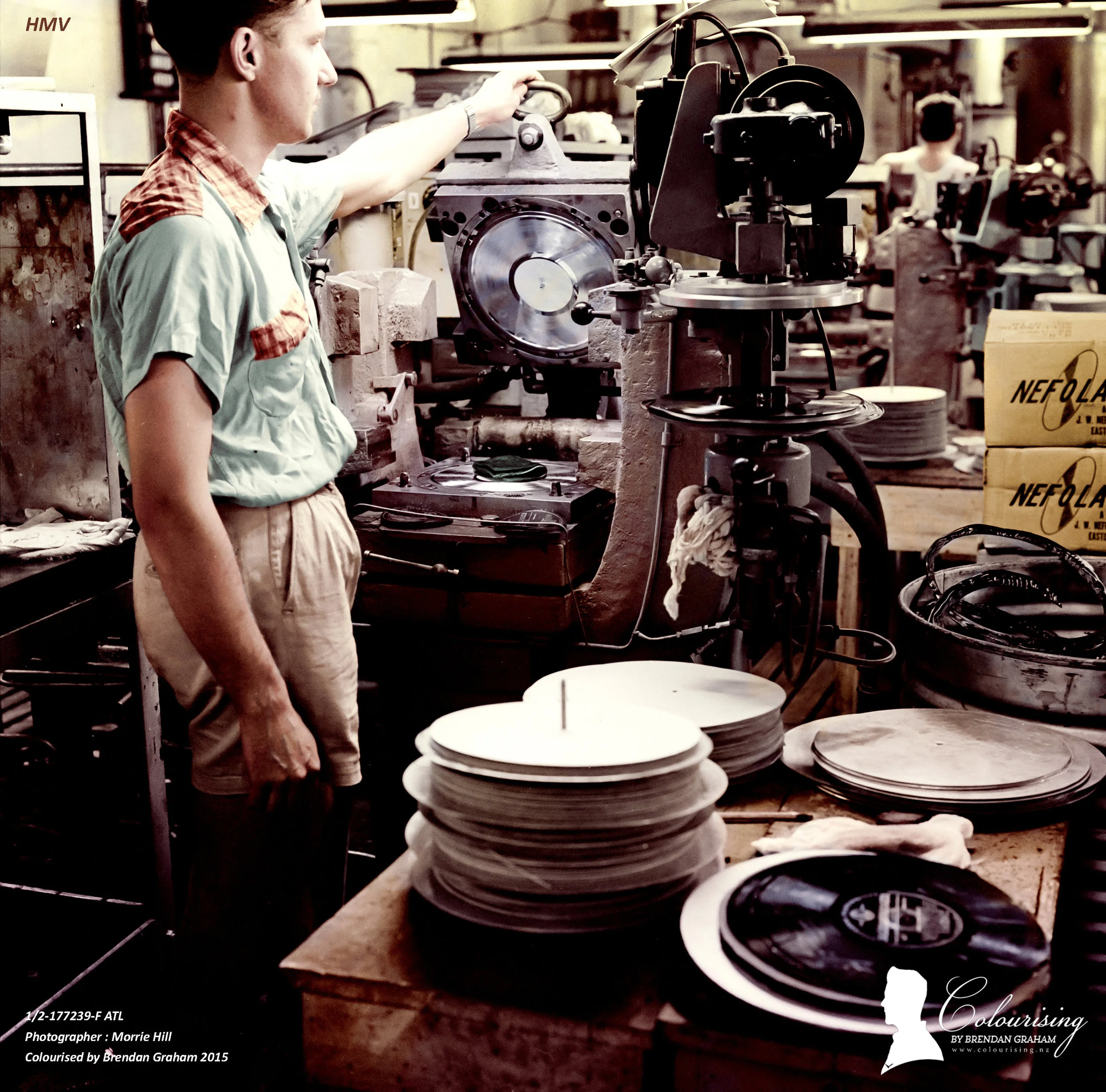 His Masters Voice - Colourising by Brendan Graham