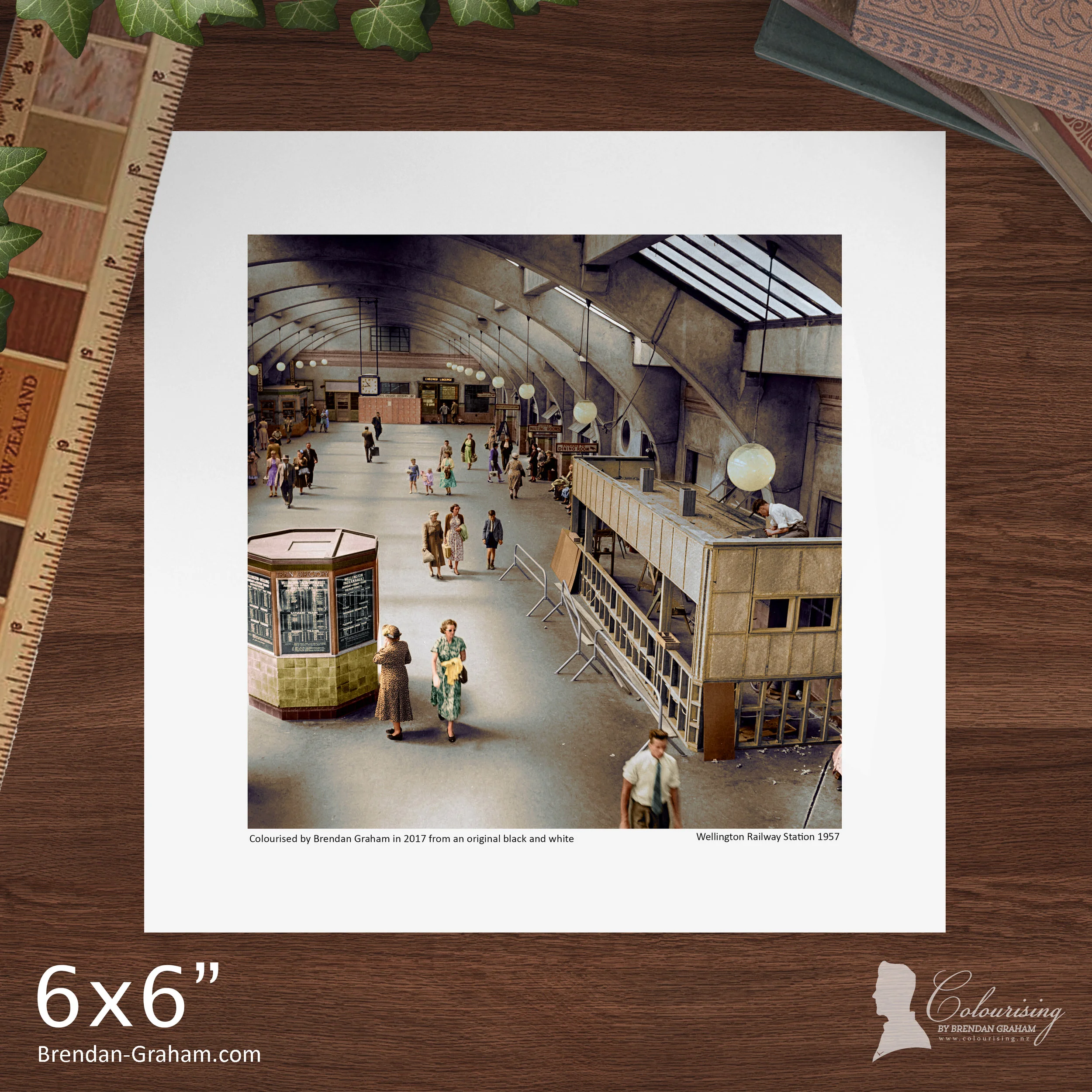 Wellington Railway Station 1957