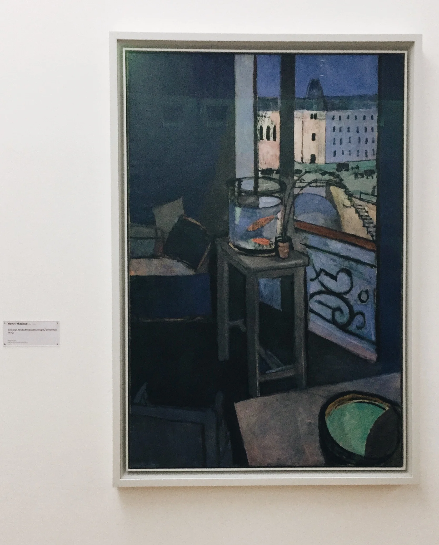 Henri Matisse, Intérieur, bocal de poissons rouges