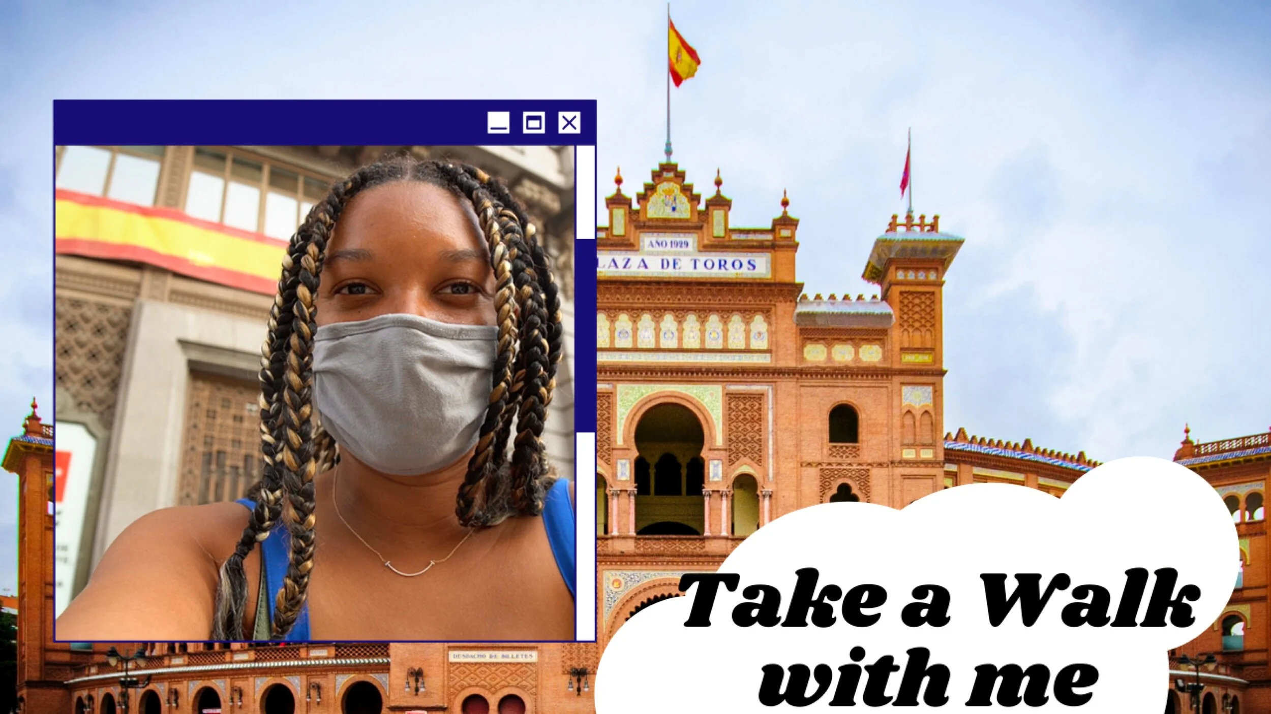 Walking in the streets of Madrid 