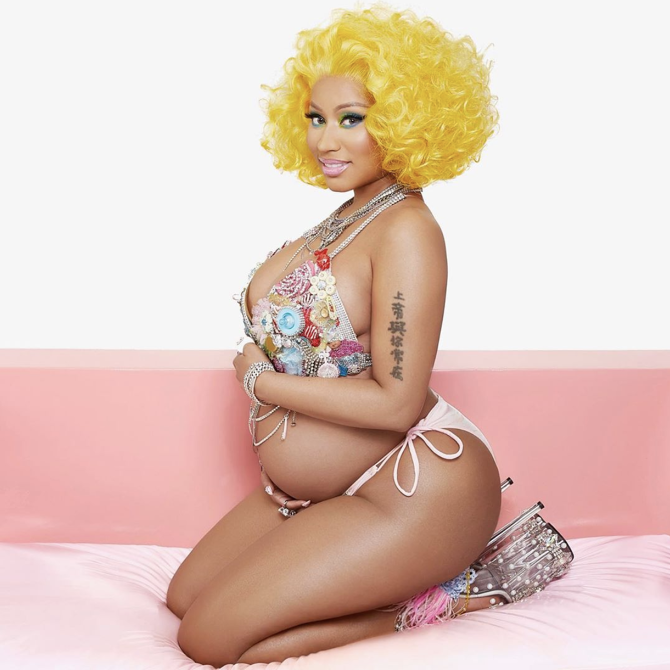  Nicki Minaj Pregnancy Photoshoot - Set Decorator 