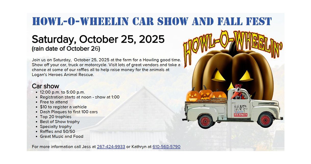  Howl-O-Wheelin Car Show and Fall Fest