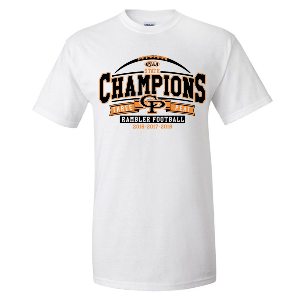 CP Boosters State Championship Shirts — duceTWO Custom Design