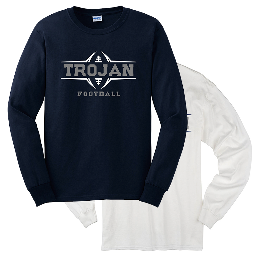 TROJAN Navy Crew-Neck Sweatshirt, TROJAN