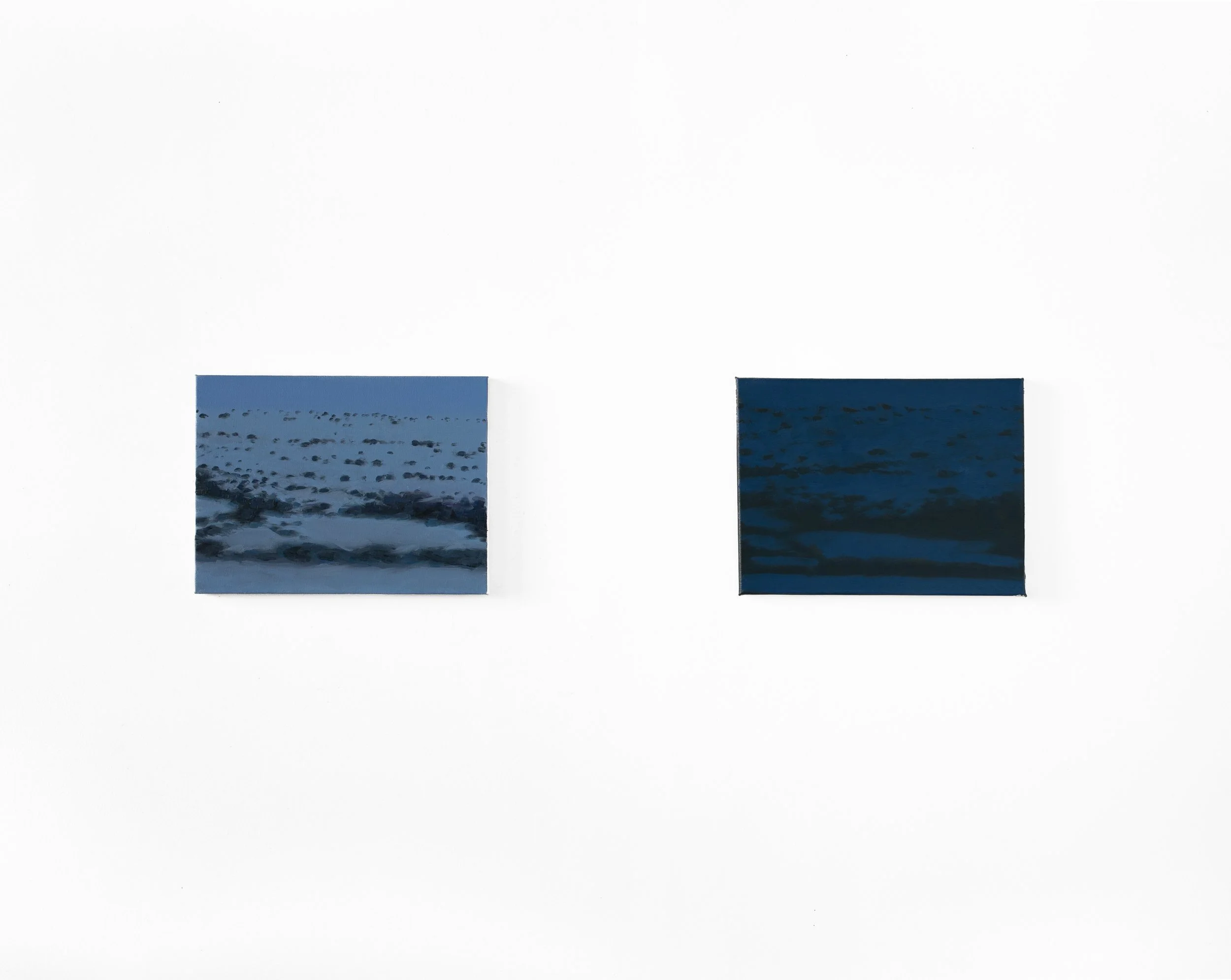  heat spots for snow  oil on canvas  11 × 14 (2) 