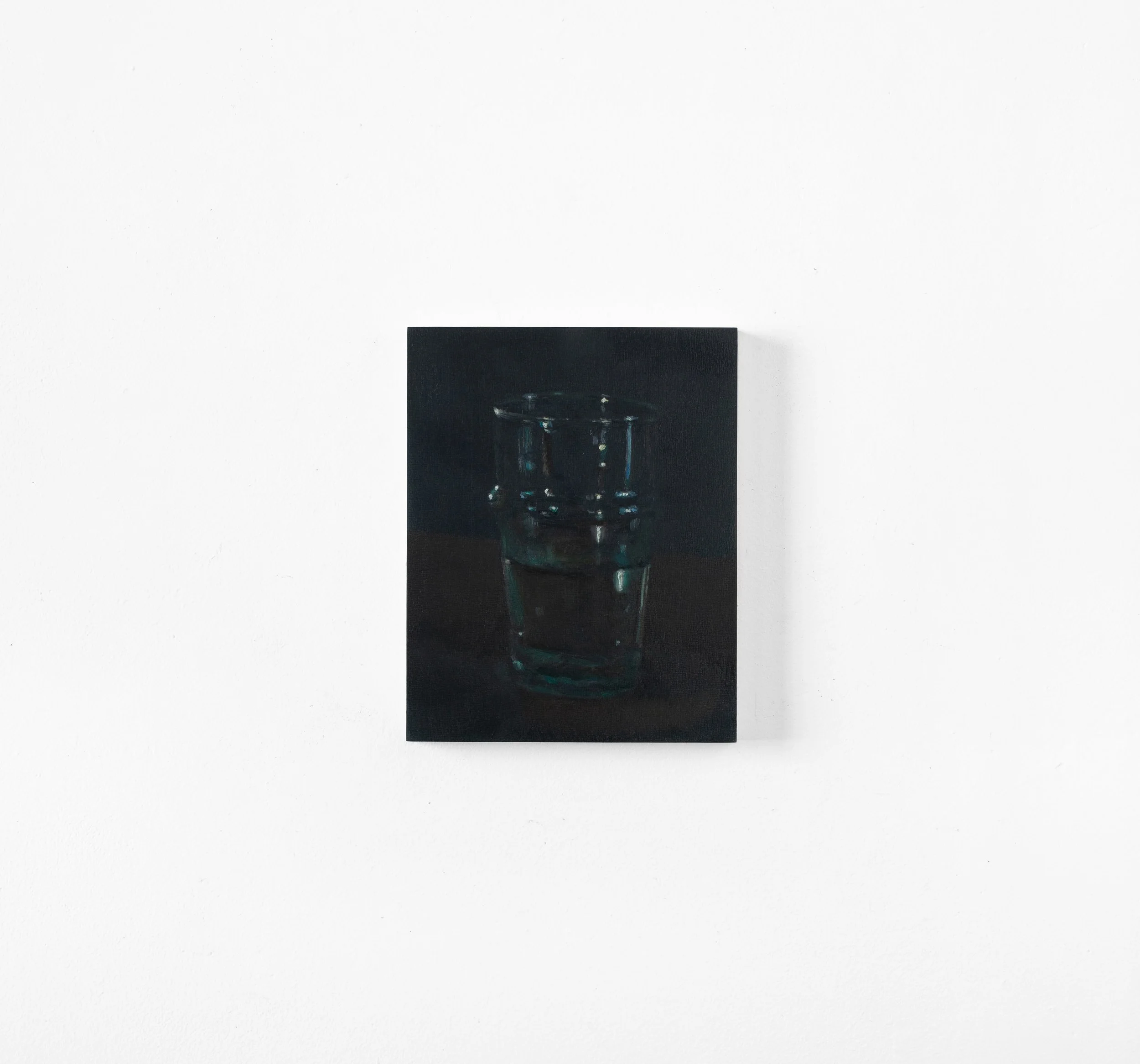  remainder (glass)  oil on panel  8 × 10 