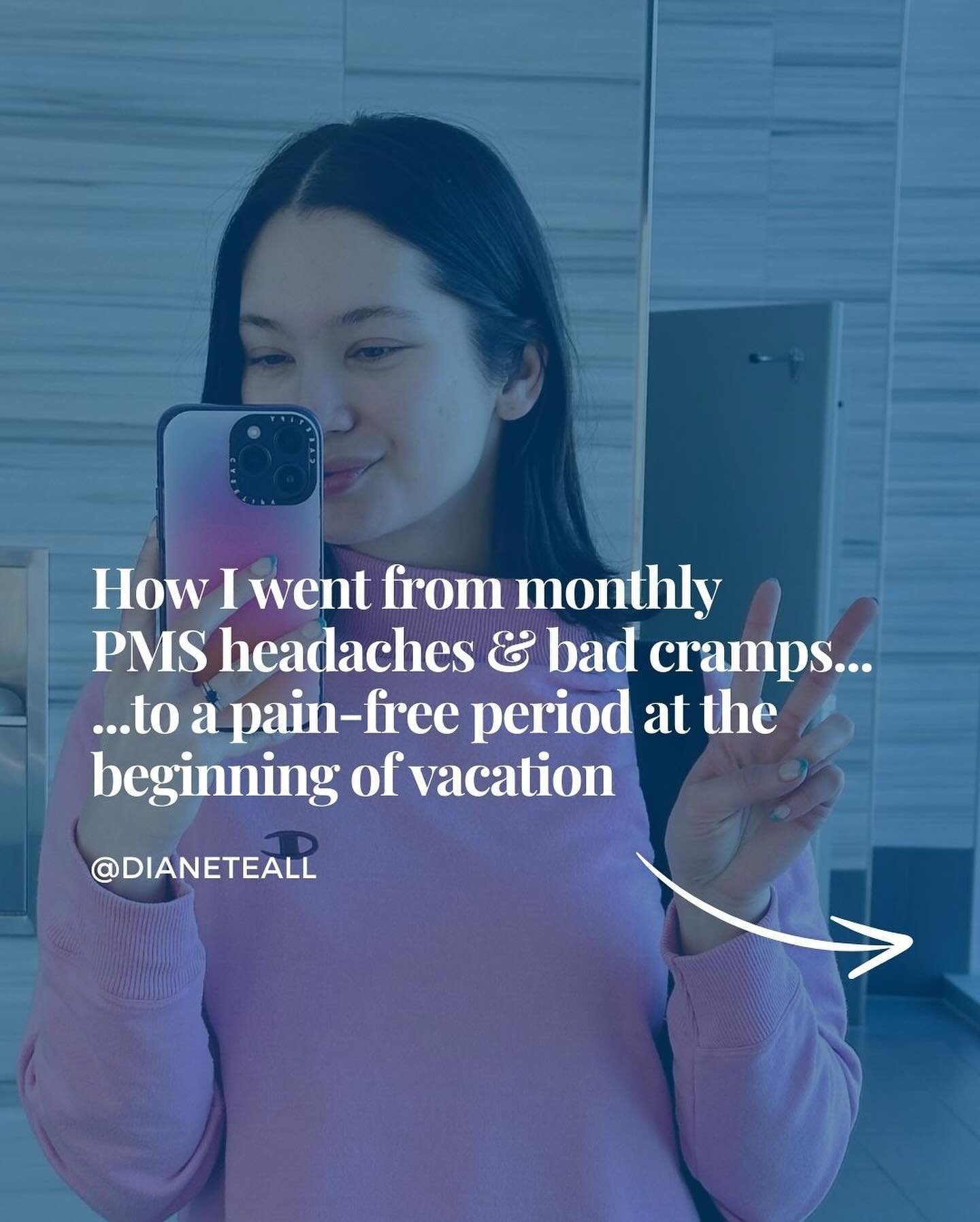 Started from crippling cramps and PMS headaches, now we&rsquo;re here: a natural, regular, pain-free period that was no big deal on our 14hr flight to Japan.

Ya, this is a personal one&hellip; But with a purpose!
Because too many women count themsel