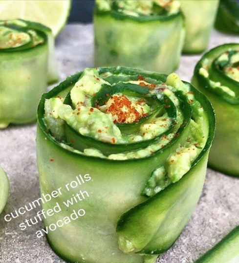 Cumber Avocado Rolls
