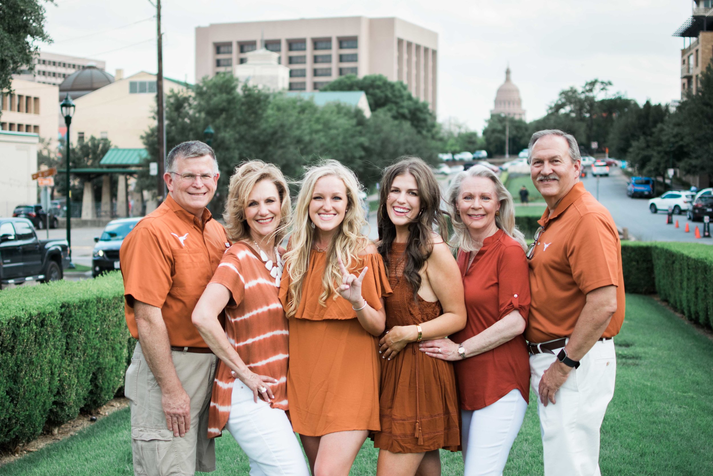 UT Austin Capitol Family Portrait Graduation Photo