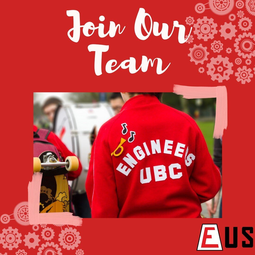 The EUS is now recruiting volunteers!! Don't miss your chance to apply. Deadline is May 6th.

Why volunteer with the EUS? Whether you are looking to bond with your fellow engineers, learn a new skill, make change in the community, or just have a good