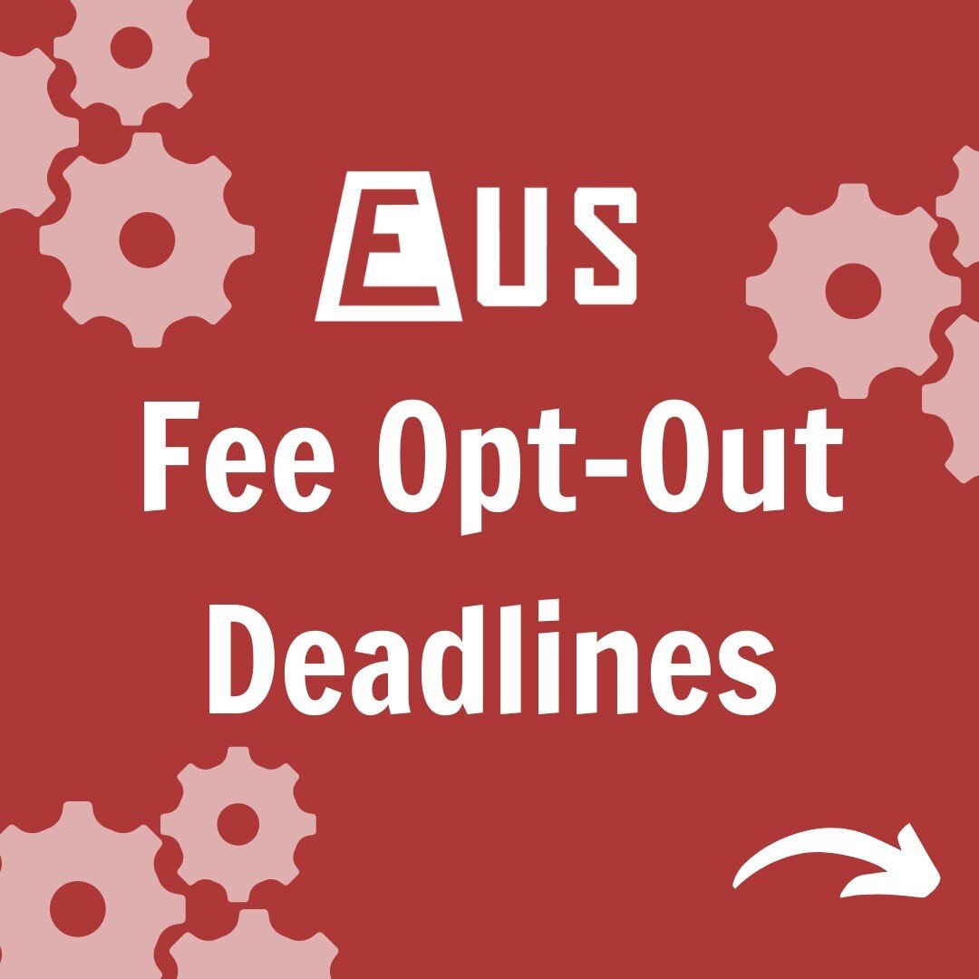 As the year begins, the EUS is making sure you are aware of all the fees eligible for opt-out.

***AMS Health and Dental Fee***

https://www.studentcare.ca/rte/en/UniversityofBritishColumbiaAMSGSS_ChangeofCoverage_OptOuts

The Change-of-Coverage Peri