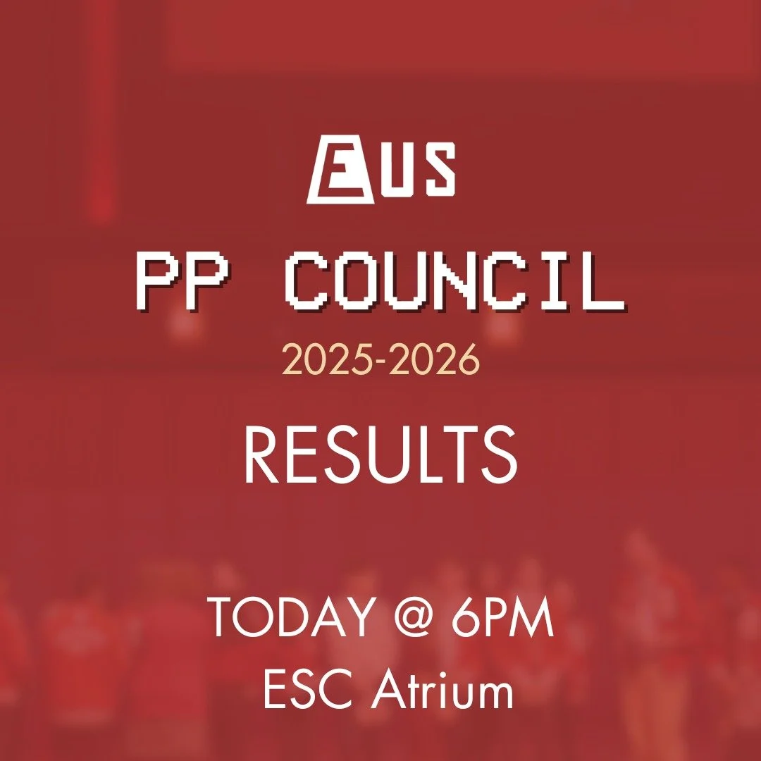 Today at 6PM in the ESC!

Stay tuned as we announce your PP Council for the year! 🎉