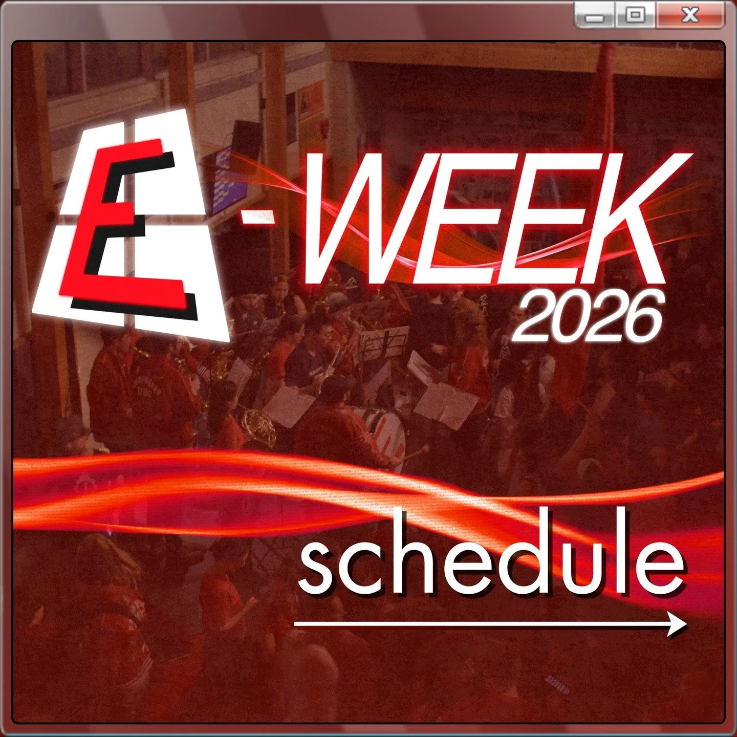 The schedule for E-Week 2026 is NOW LIVE! We're only a week away 😮😮😮

And make sure to register your barcodes to earn participation points for your department! 🏆 

Check out the links in bio for more 🔗