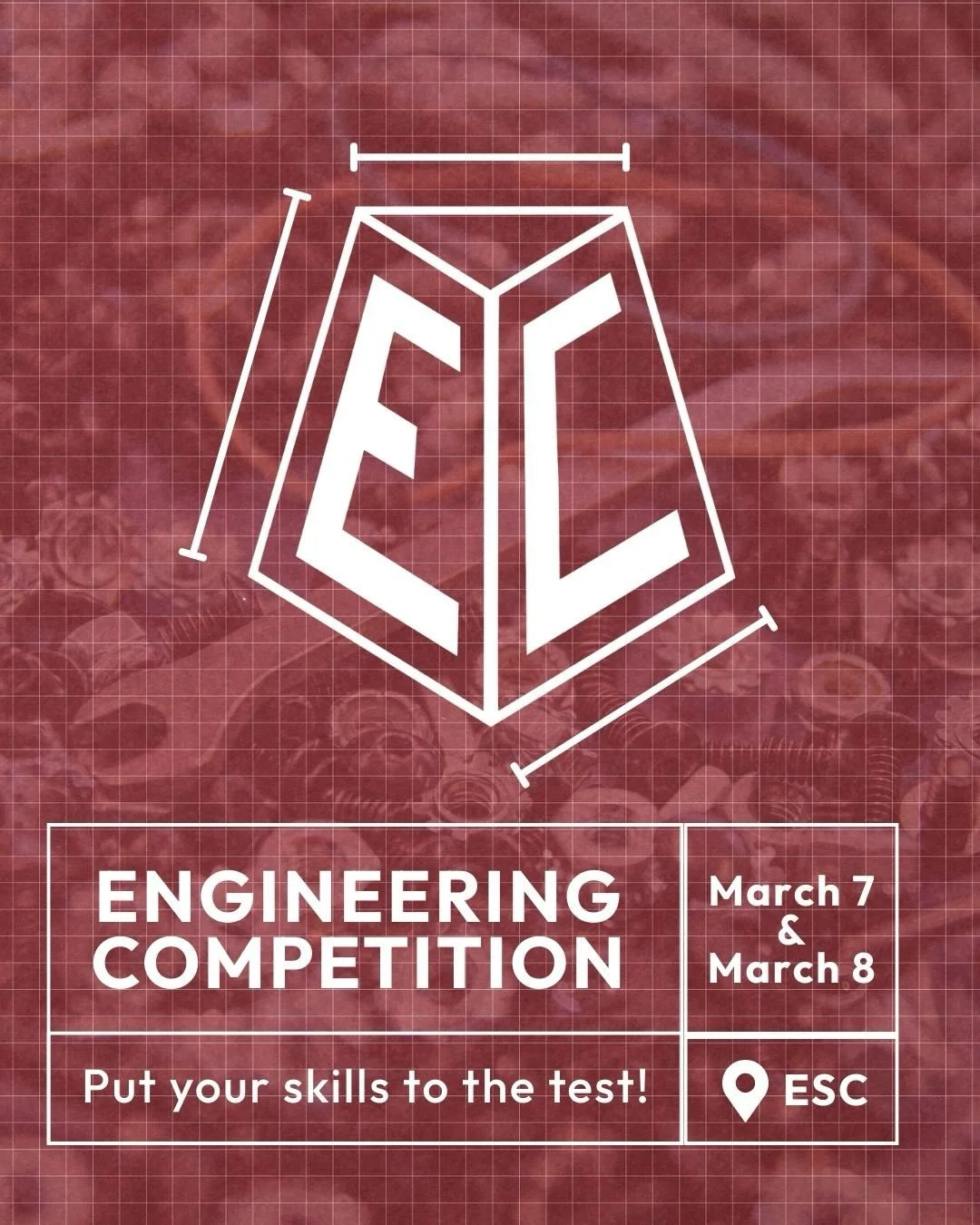 Ready to put your skills to the test? ⚙️
Join us at Engineering Competition this March and take on real-world challenges, collaborate, and compete with your peers.

📍 ESC
📅 March 7 &amp; 8

🏆 Judged by executives from TYLin, Introba, and Hatch: a 
