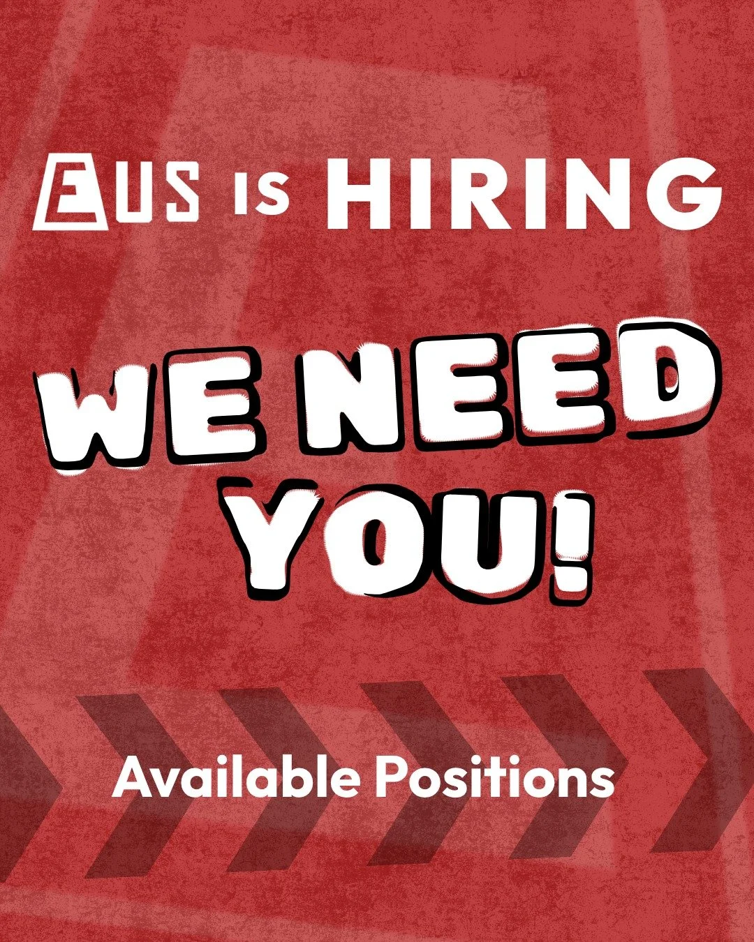 Hiring is open for 2026/27 EUS Manager and Director positions! Swipe to see the open roles in each portfolio.

Whether you're interested in academics, professional development, sports, or mentorship, we've got roles for you! Come volunteer with us an