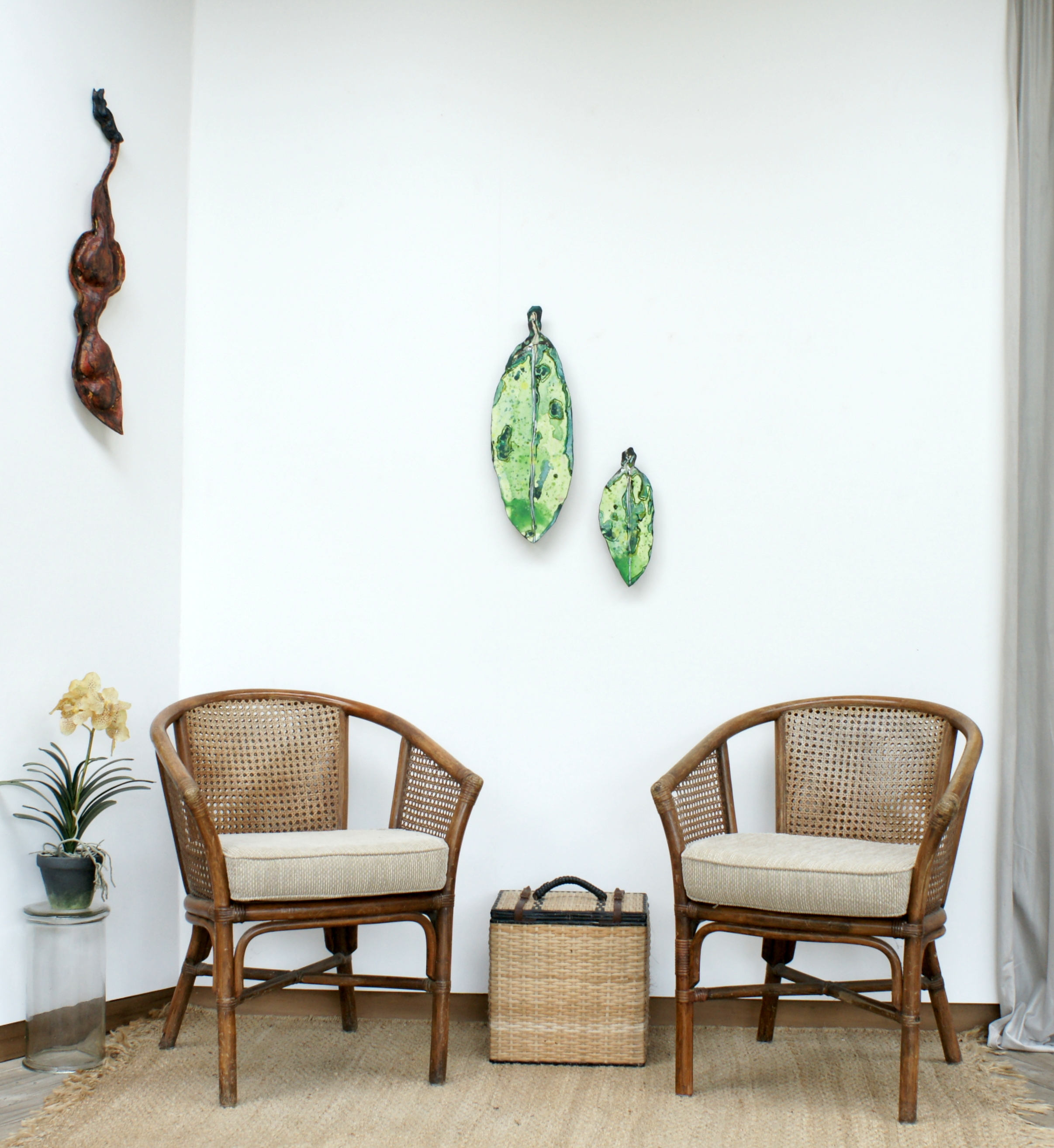 Pohutukawa Leaf Pair .5