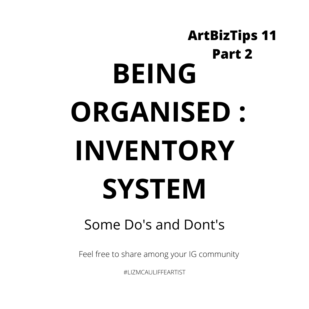 Being Organised . Inventory System . part 2