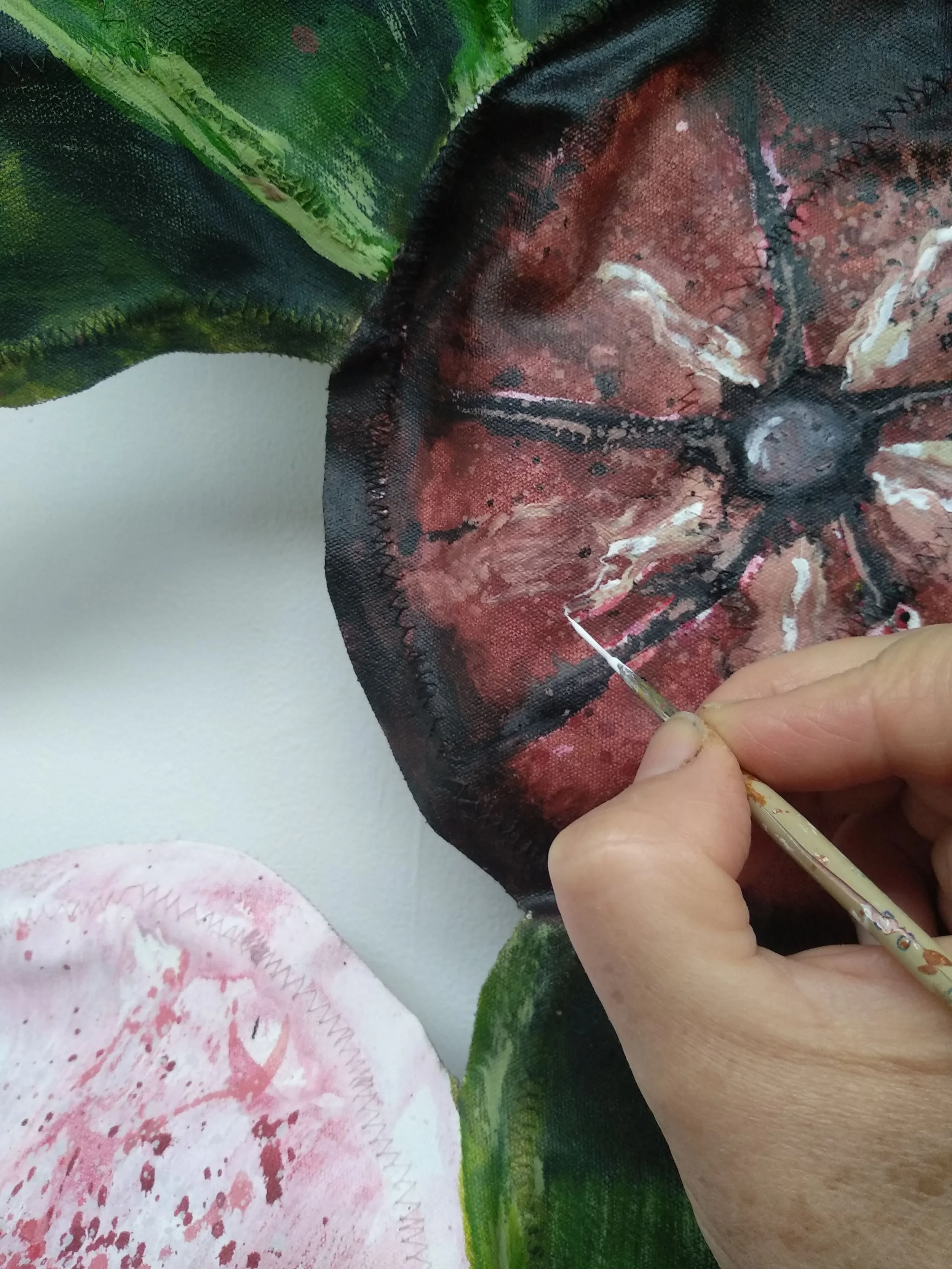 Liz McAuliffe, Manuka Pod with paintbrush.jpg