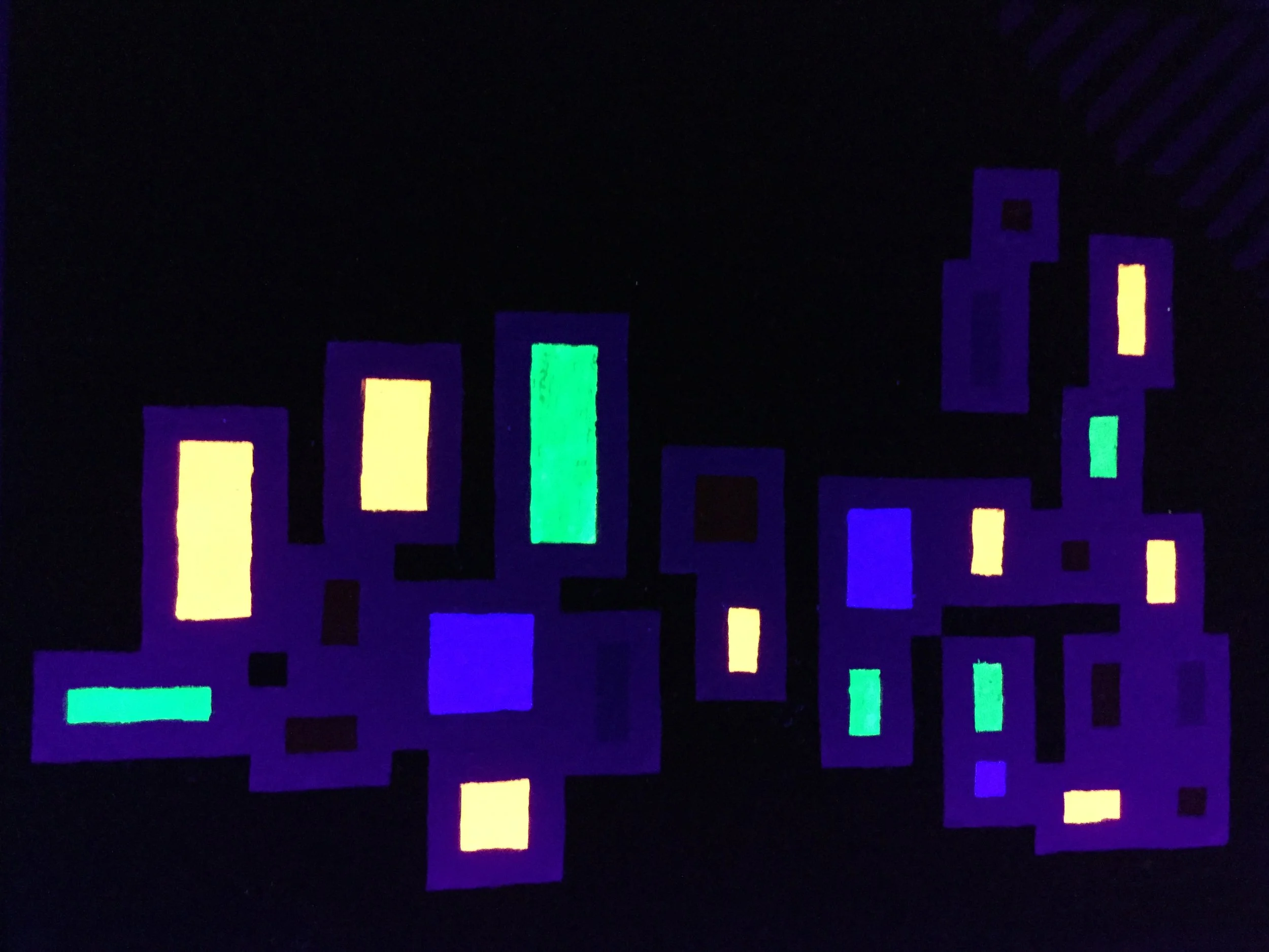 (A Digital Image of) Acrylic Paints on a Canvas with the Dimensions of 10 inches by 8 inches that Approximates a Set of Images Within a Fictional Universe that Could Be Construed as Embodiment of Said Fictional Universe as One Singular as Viewed Nea…