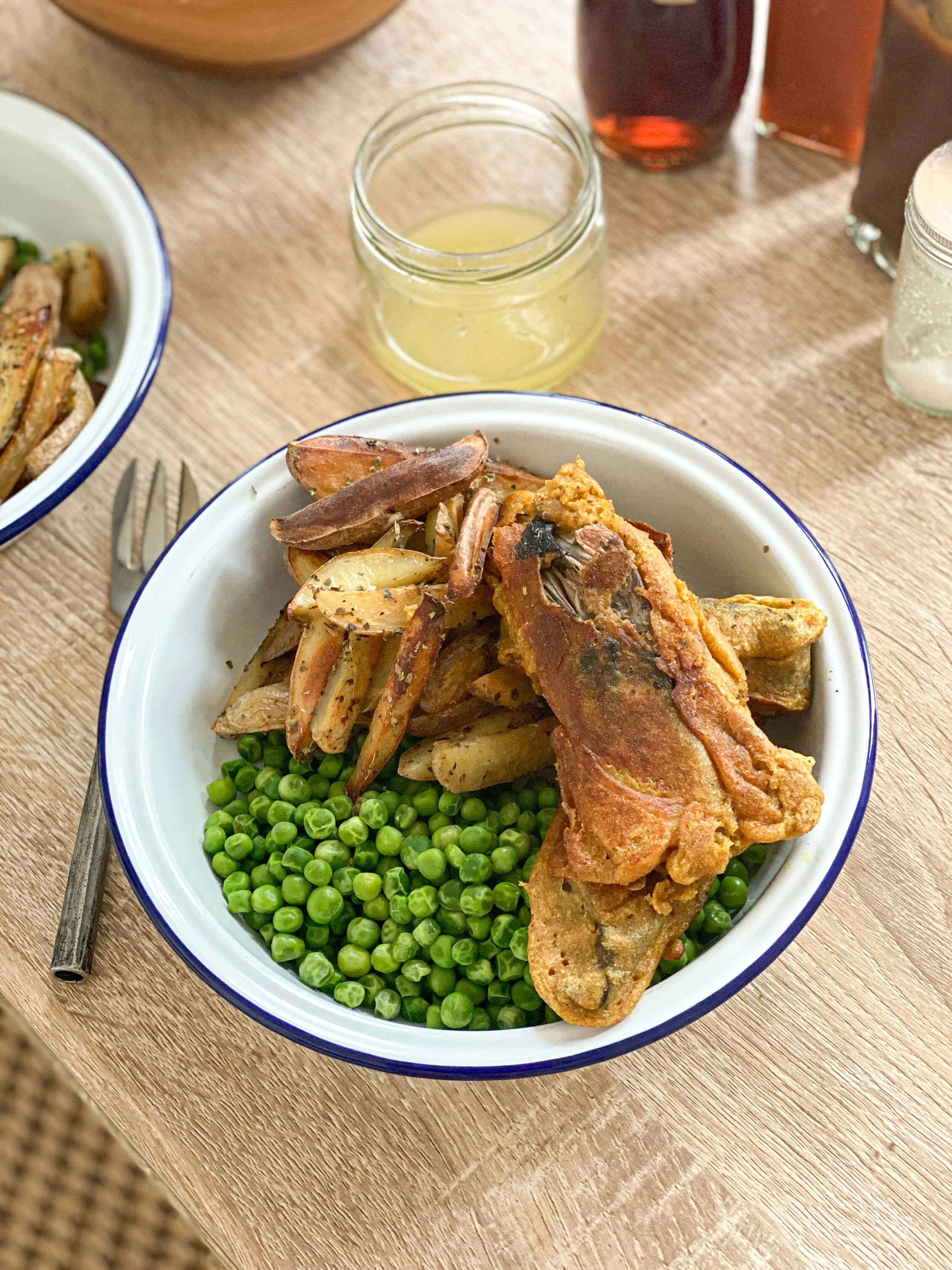 Banana Blossom 'Fish' &amp; Chips Recipe