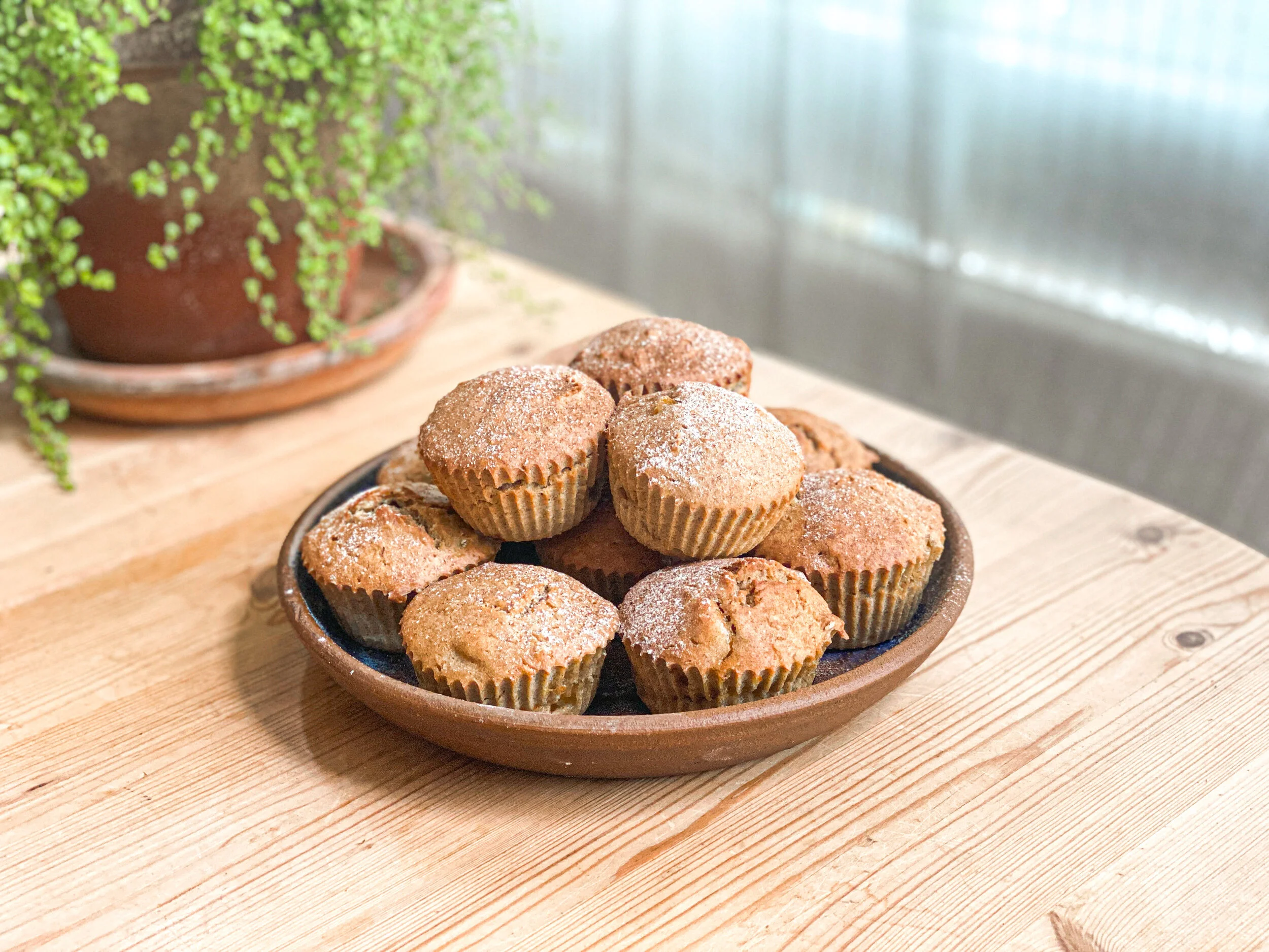 Chai Peach Muffins Recipe