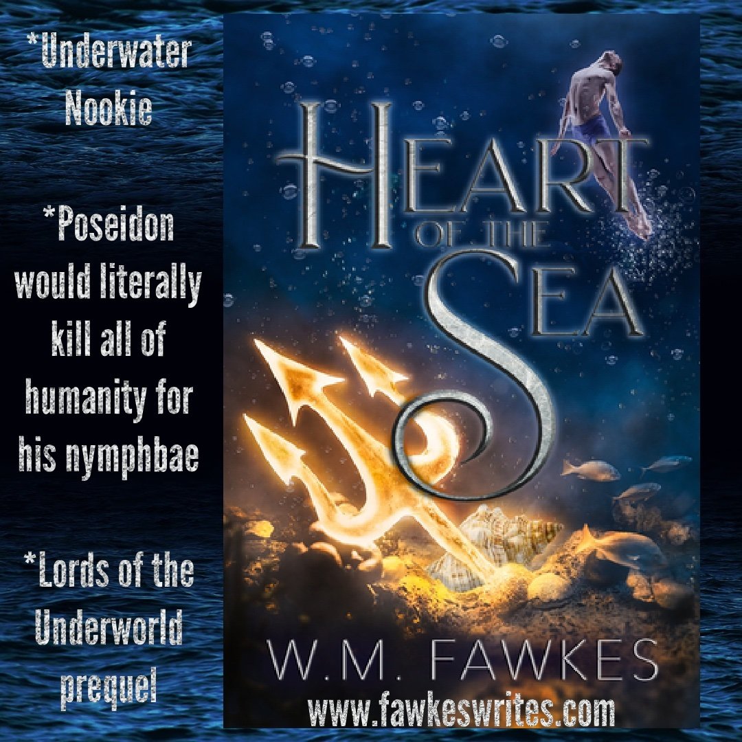 🔱 Poseidon finally falls in love: https://amzn.to/3Rcfq22

🔱 Heart of the Sea is a sweet, sexy standalone short story featuring an overwhelmed nymph, the god who loves him, and more baby sea turtles than anyone knows what to do with. It&rsquo;s a 6