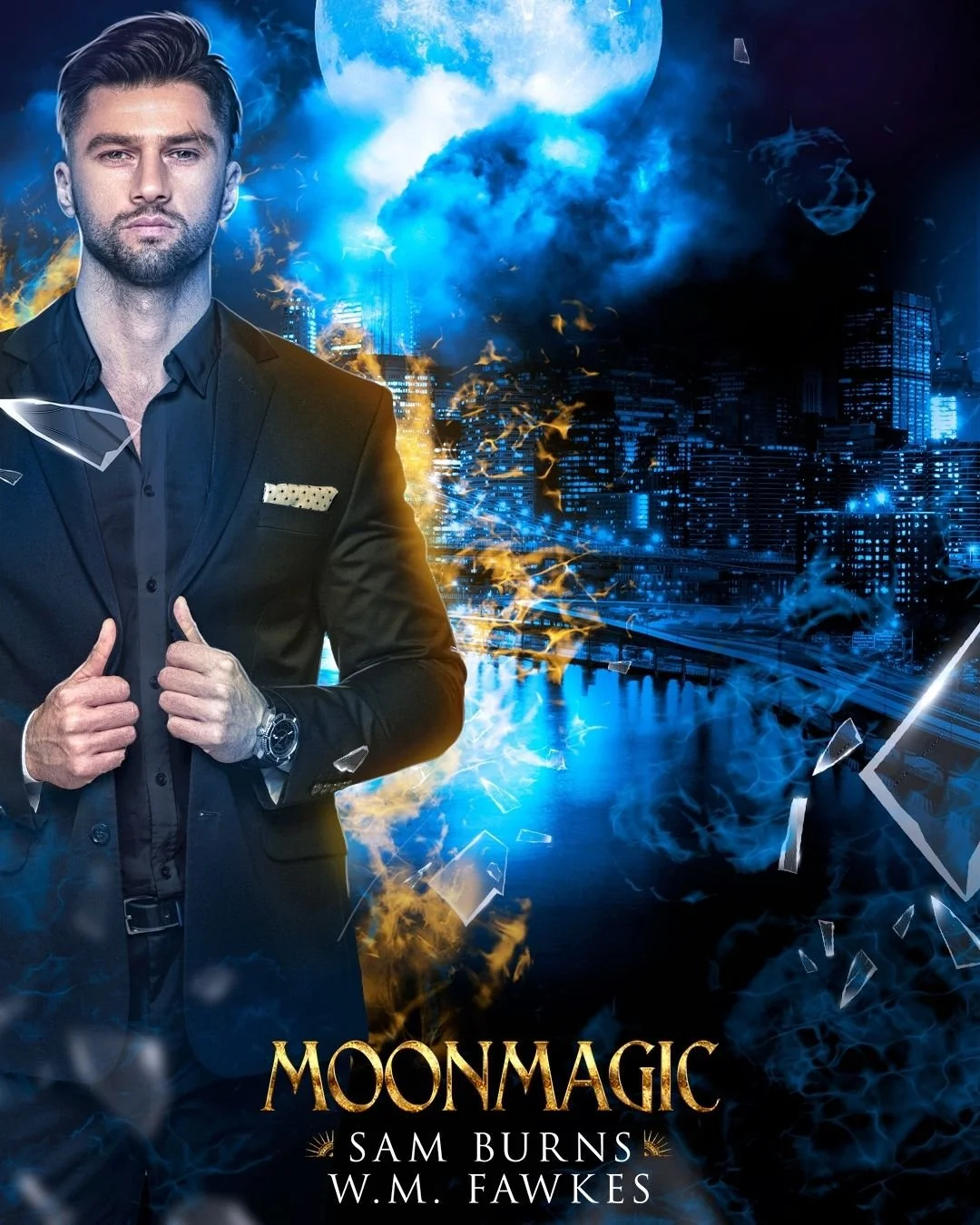 Mate.
A satisfied feeling curled in my gut. This was how it was meant to be-all that mattered.
My mate and the moon and our bodies joined and the smell of sex and dirt.

Purchase your forever copy of Moonmagic today: https://www.patreon.com/posts/moo