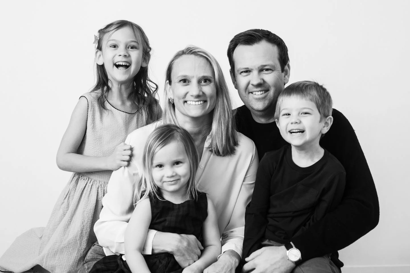 Creating Timeless Black and White Family Portraits