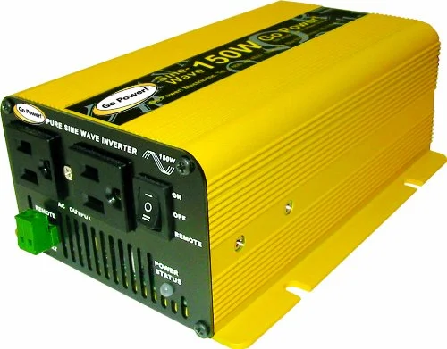 Pure Sine Wave Inverters, such as the Go Power! 150W, do exist