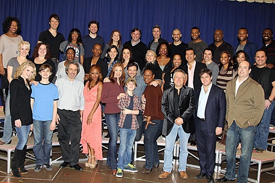 The cast and creative team of LEAP OF FAITH