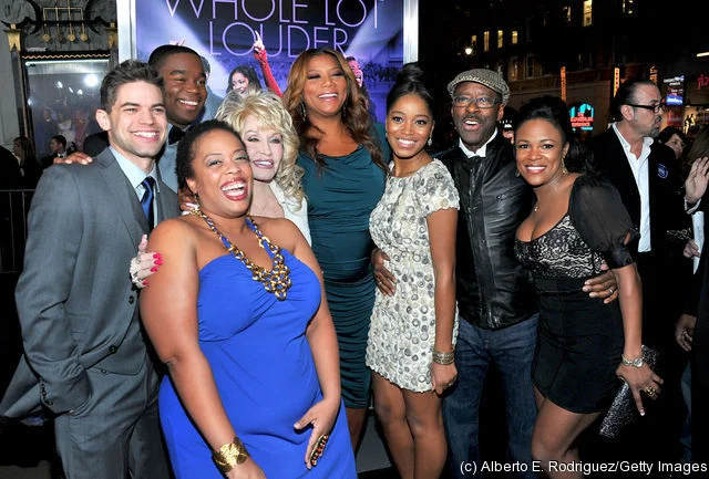 The cast of JOYFUL NOISE at the premiere