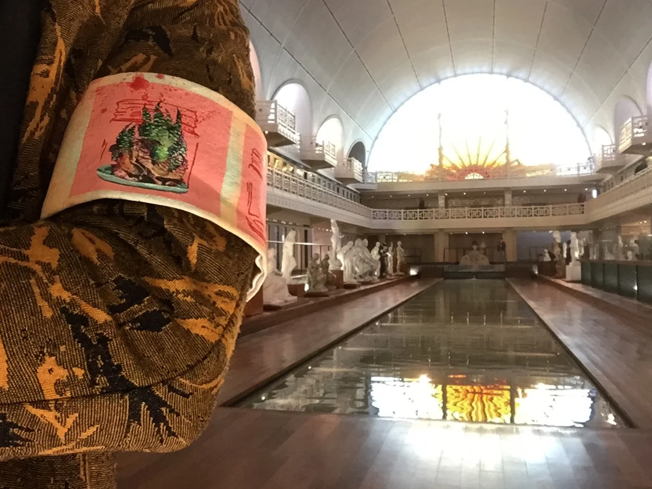  Flex Gallery in La Piscine Museum in Roubaix, France. February of 2018. 