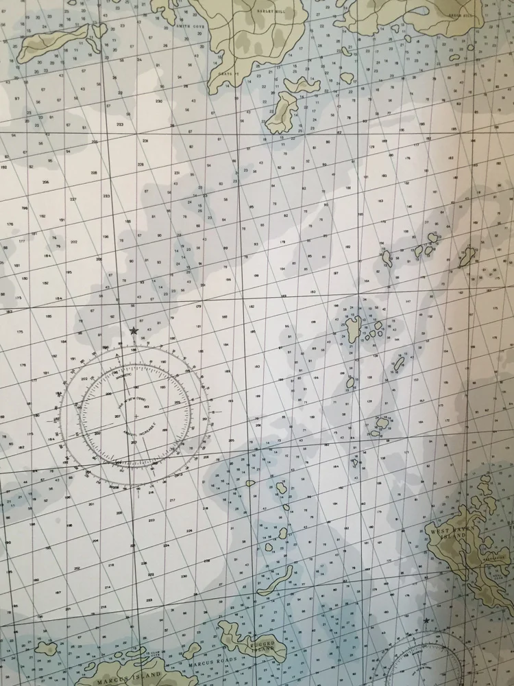 Powder room wallpaper