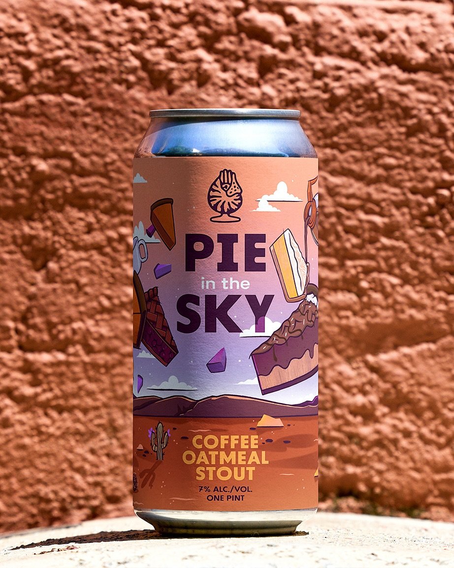 Pie in the Sky label design and illustration for @aquaticbrewing 

Swipe ➡️ for a peak into my process 

#illustration #beerlabel #beverage #brewery #graphicdesign
