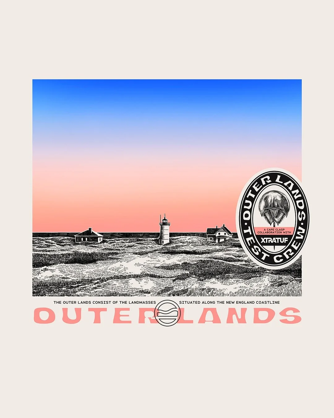 The Outer Lands merch for @capeclasp 🌅

This pen and ink style design combines an etched illustration with individually unique gradients to showcase different times of the day through sunrise to sunset. 

#merch #illustration #design #apparel #capec