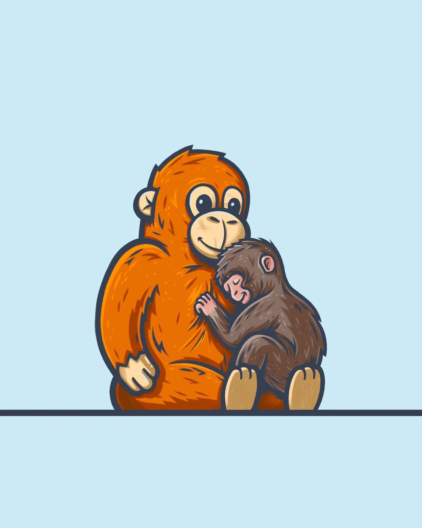 Added Punch the monkey for day 52 of the #shelfportrait 

#punch #monkey #art #procreate