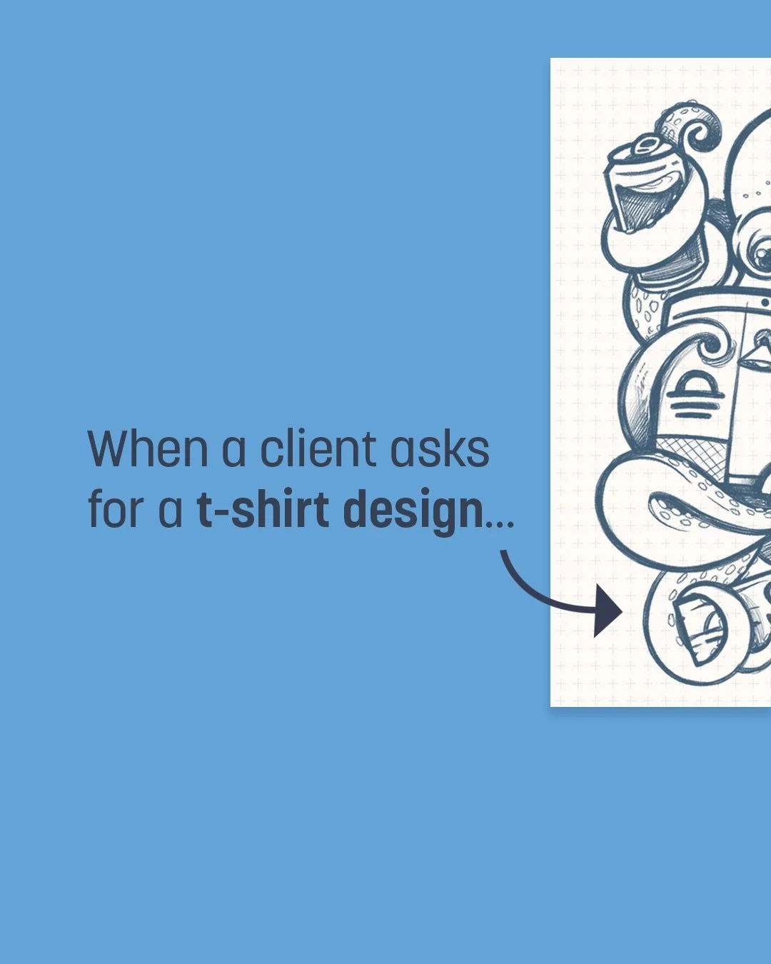 From sketch to final here is my process designing a t-shirt for a client! 

I love pitching a variety of ideas at the beginning so that the client has a lot to choose from. For Sunseeker, I knew they wanted to include their coffee cart, their canned 